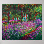 Garden in Giverny by Monet Print