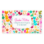 Garden Kitty Business Card Template