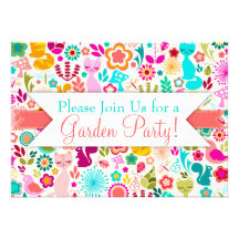 Garden Kitty Custom Invites