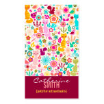 Garden Kitty (Vertical) Business Card Templates