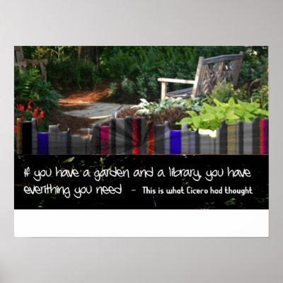 Garden Library Posters by mindprint9