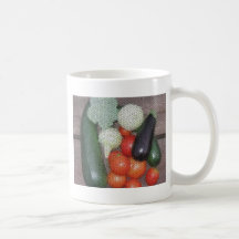 Garden mosaic coffee mug