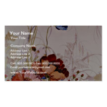 Garden of Eden Yellow flowers Business Card