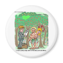 Garden Of Edun Census Funny Cards Tees Gifts Fridge Magnet