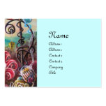 GARDEN OF MELISSA blue white red brown purple business cards