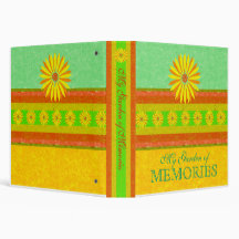 Garden of Memories Spring Flower Memory Book 3 Ring Binder