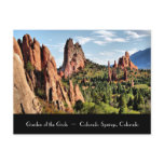 Garden of the Gods Post Cards