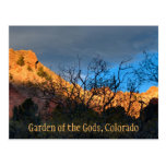 Garden of the Gods Sunset Post Card
