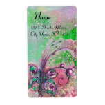 GARDEN OF THE LOST SHADOWS, blue green pink labels