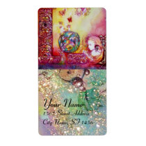 GARDEN OF THE LOST SHADOWS / FAIRY AND BUTTERFLIES CUSTOM SHIPPING LABELS