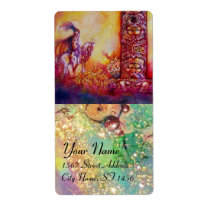 GARDEN OF THE LOST SHADOWS / KNIGHT AND HORSE CUSTOM SHIPPING LABEL