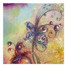 GARDEN OF THE LOST SHADOWS -MAGIC BUTTERFLY PLANT CUSTOM INVITATION