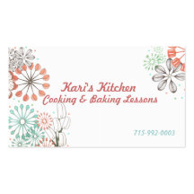 Garden of Utensils Business Cards