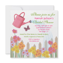 Garden Party Bridal Shower Invitation