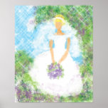 Garden Path Bride Poster