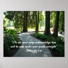 Garden Path - Scripture Verse Posters