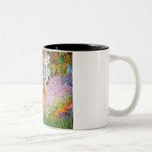 Garden - Pembroke Welsh Corgis (two) Coffee Mug
