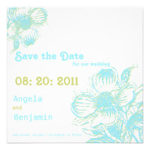 Garden - Save the date cards Personalized Invitation