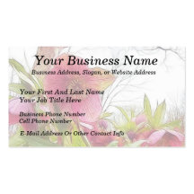 Garden Scene - Hellebores And Old Oak Business Card Templates