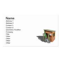Garden Shed and Tools Business Card Templates