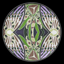 Garden Siesta art plate by Whimzwhirled plates