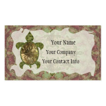 Garden Turtle Business Card Template
