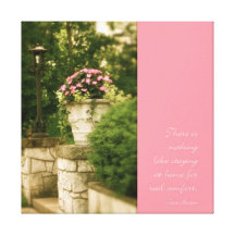 Garden Wall photo Canvas Prints