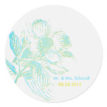 Garden Wedding Stickers