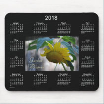 Garden Whispers 2018 Calendar Mouse Pad mousepads