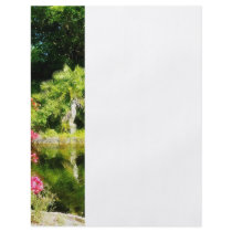 Garden With Statue Freeport Bahamas Custom Flyer
