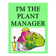 gardener gardening joke custom letterhead