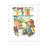 Gardener Teddy Bear Post Cards