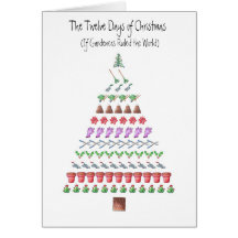 Gardener's 12 Days of Christmas Greeting Card