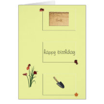 Gardener's Birthday Card