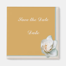 Gardenia Fridge Magnet