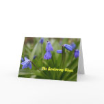 Gardening Blues Greeting Card