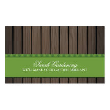 gardening business card
