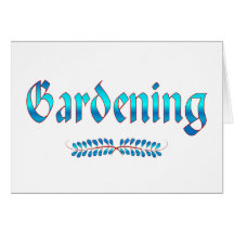 GARDENING CARDS