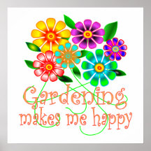 Gardening Happiness Print