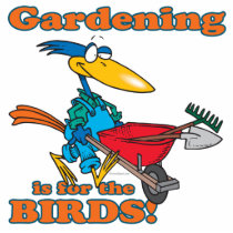 gardening is for the birds acrylic cut out