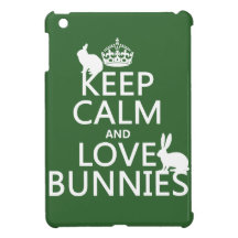 Gardez le calme et aimez les lapins - toutes les c