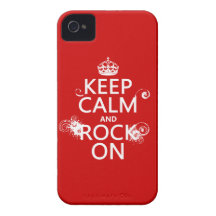 Gardez le calme et basculez sur (toute couleur d'a coques Case-Mate iPhone 4