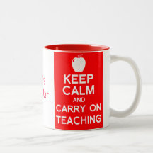 Gardez le calme et continuez enseigner la tasse de