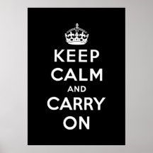 gardez le calme et continuez l'original posters