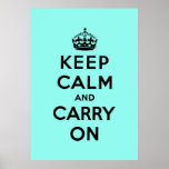 gardez le calme et continuez l'original posters