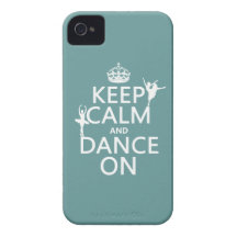 Gardez le calme et dansez sur (ballet) (toutes les coque iPhone 4