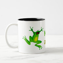 Gardez le calme et embrassez-moi tasse