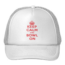 "Gardez le calme et la cuvette sur" le chapeau Casquette