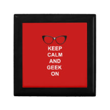 Gardez le calme et le geek dessus coffret cadeau