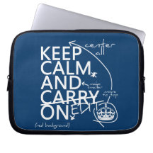 Gardez le calme et l'éditez sur (dans toute couleu trousse pour ordinateur portable